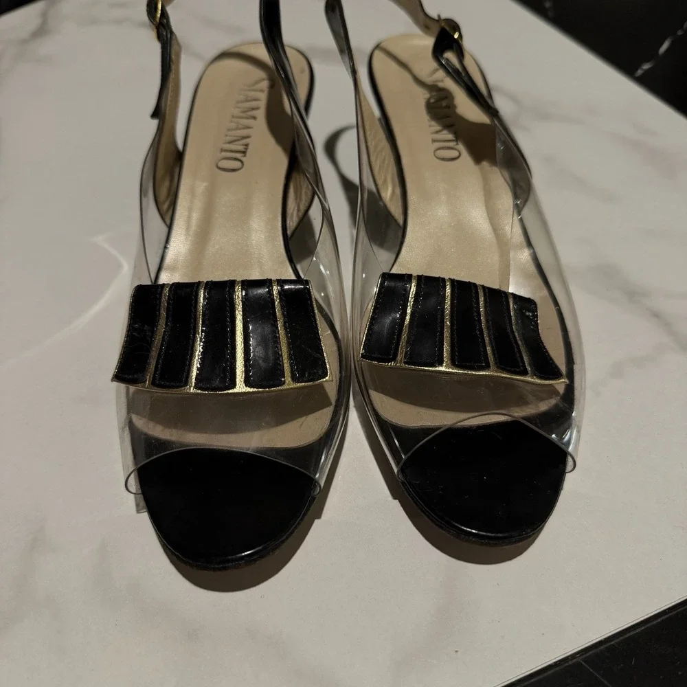 Vintage SIAMANTO Sling Open Toe 2